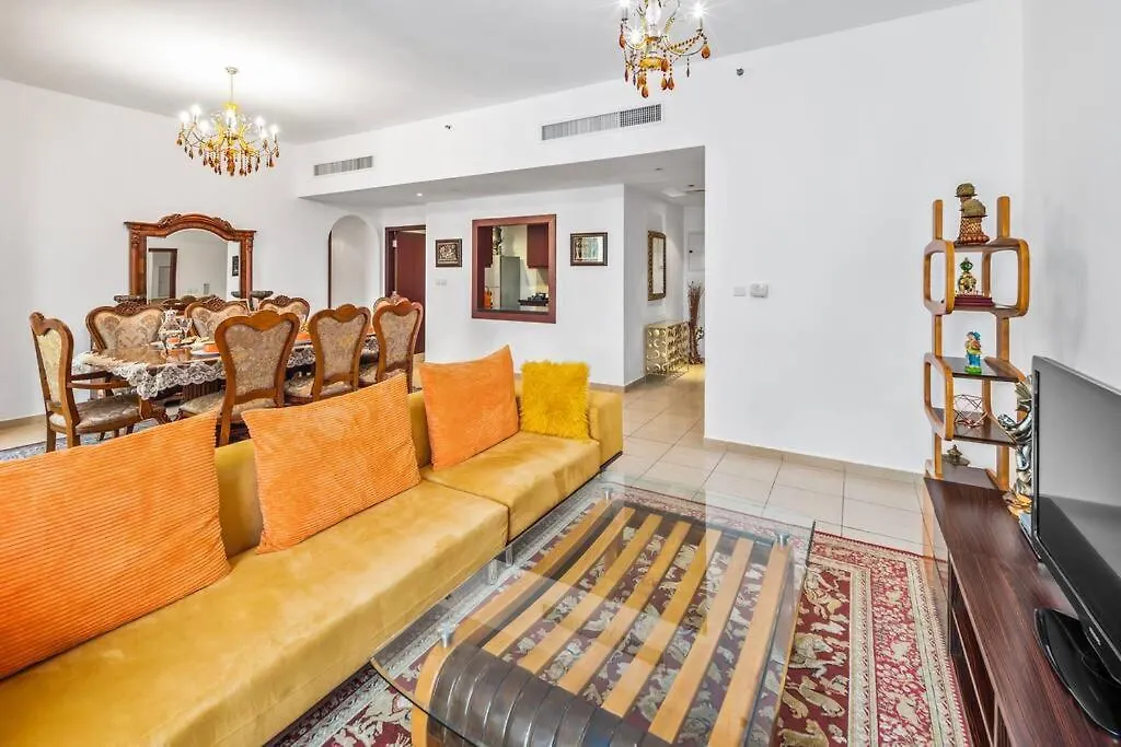 Apartment Spacious 4-Bed In Jbr Rimal With Access To Beach! Dubai